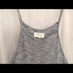 Maxi Gray sleeveless 100% cotton, floor length